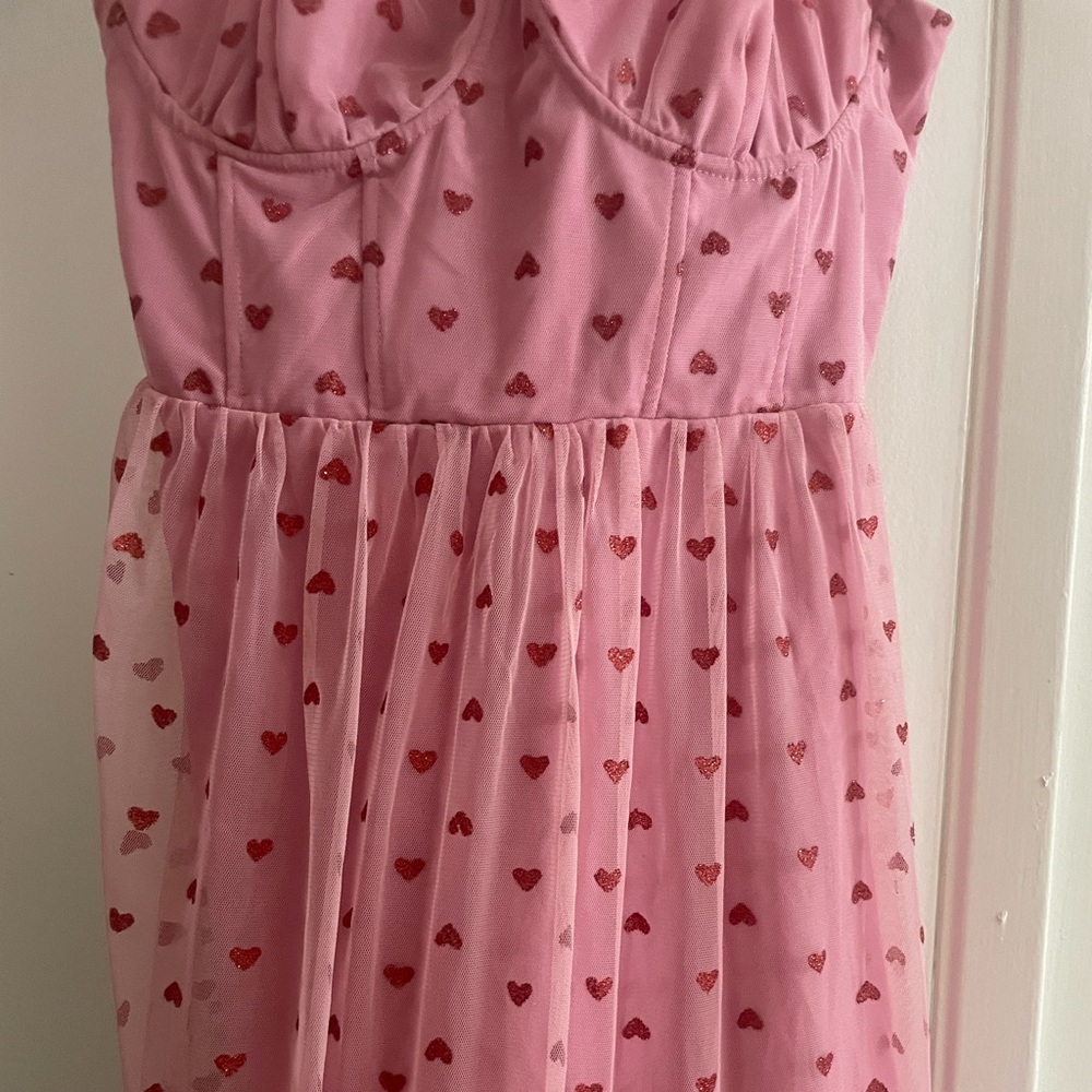 Viral Betsey Johnson Hearts Tulle Dress - Picture 6 of 7
